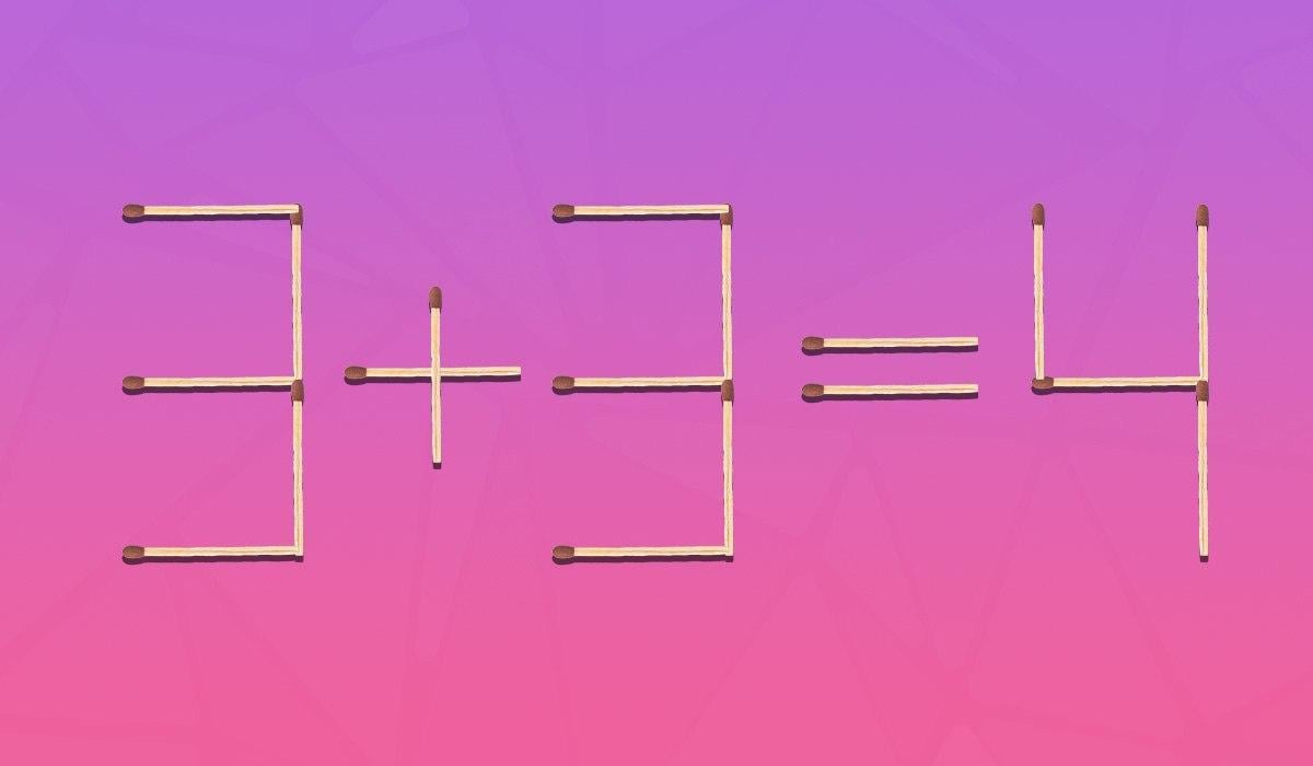 Kateri dve vžigalici je treba premakniti, da popravimo napako: hiter preizkus inteligence