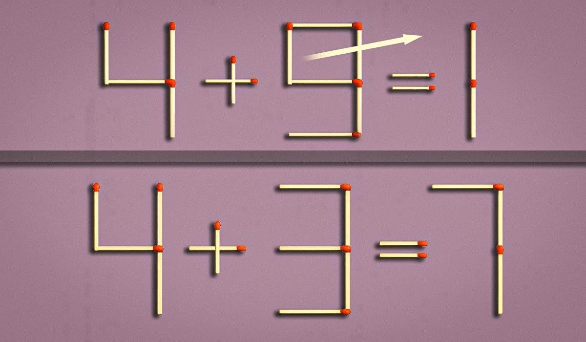 Le 2 % ljudi lahko popravi enakost v 8 sekundah: test z vžigalicami za testiranje IQ